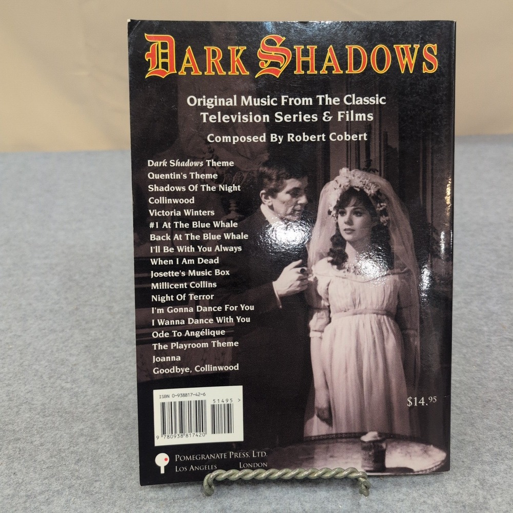 Dark Shadows Music Book Robert Cobert TV Series Film Sheet Music 1996 First Prt - Picture 2 of 3